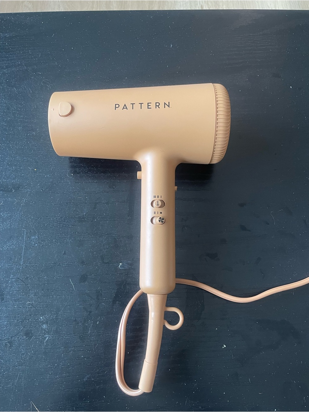 Pattern Compact Women's Hair Dryer in Beige
